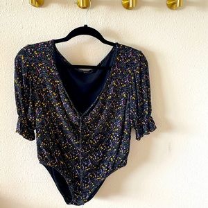 Floral Bell Sleeve Bodysuit